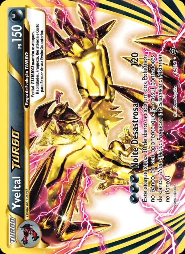 Yveltal TURBO, carta 66 de Cerco de Vapor
