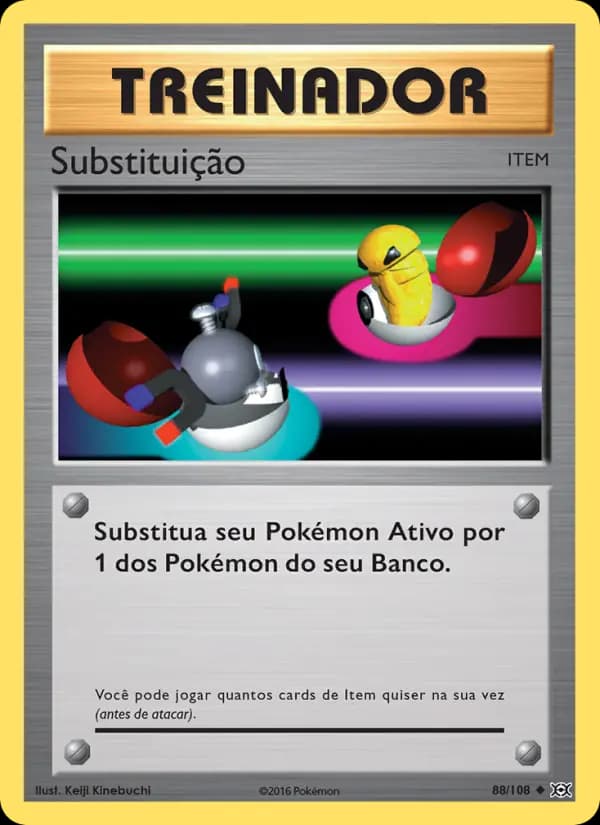 Substituição, carta 88 de Evoluções