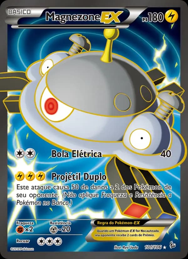 Magnezone EX, carta 101 de Flash de Fogo