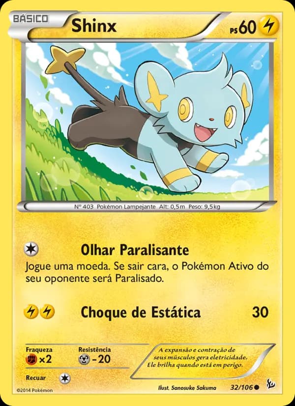 Shinx, carta 32 de Flash de Fogo