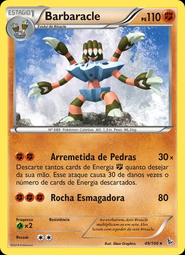 Barbaracle, carta 49 de Flash de Fogo