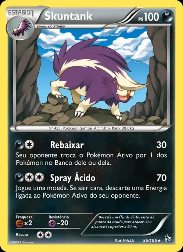 Skuntank, carta 55 de Flash de Fogo