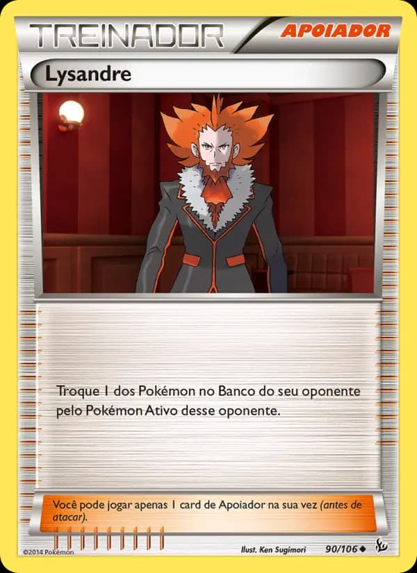 Lysandre, carta 90 de Flash de Fogo