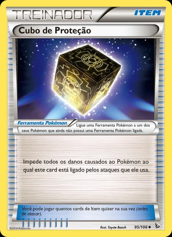 Cubo de Proteção, carta 95 de Flash de Fogo
