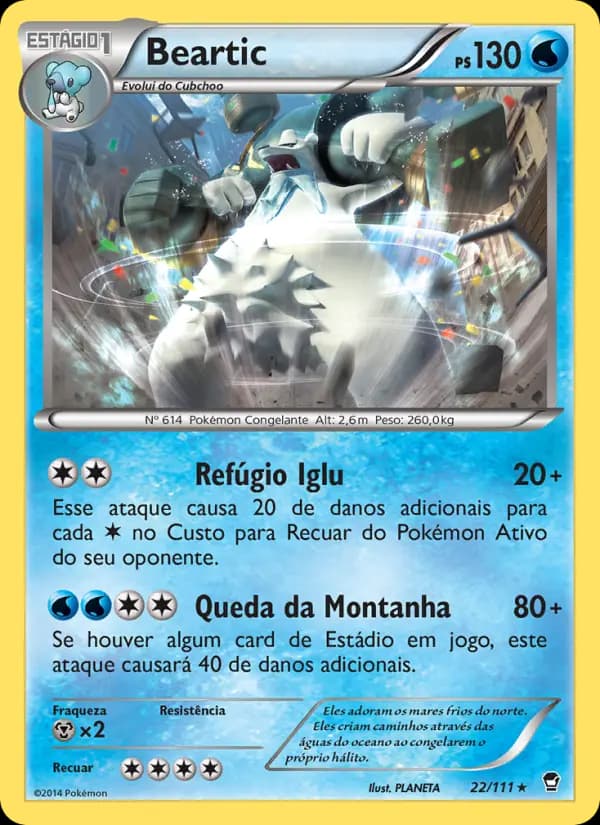 Beartic, carta 22 de Punhos Furiosos