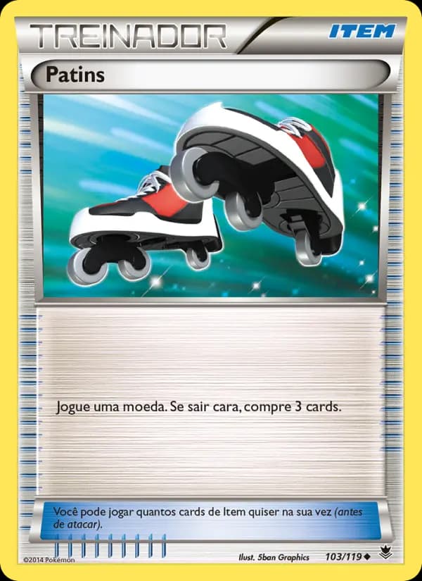 Patins, carta 103 de Força Fantasma
