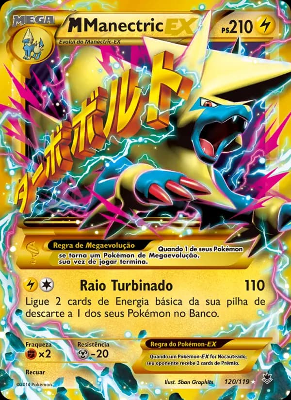 M-Manectric EX, carta 120 de Força Fantasma