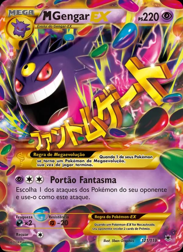 M-Gengar EX, carta 121 de Força Fantasma