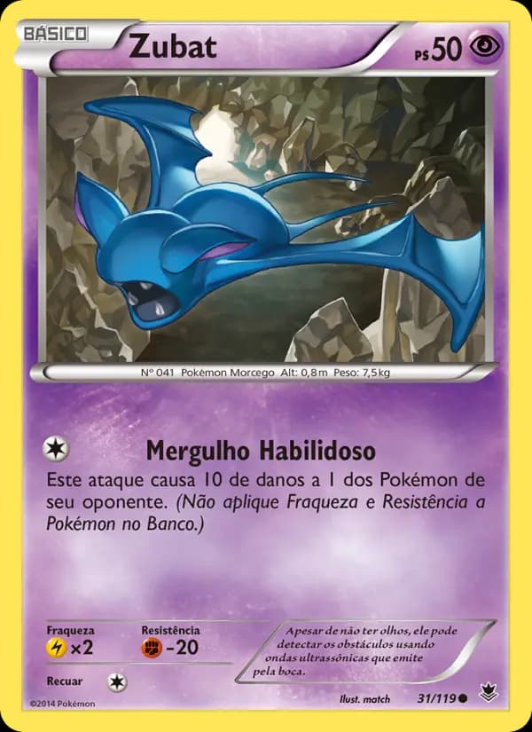 Zubat, carta 31 de Força Fantasma