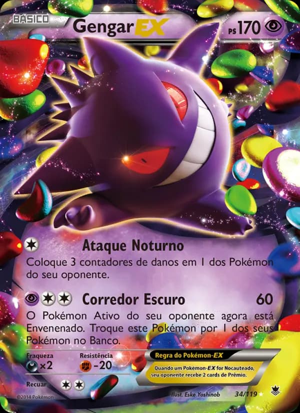 Gengar EX, carta 34 de Força Fantasma
