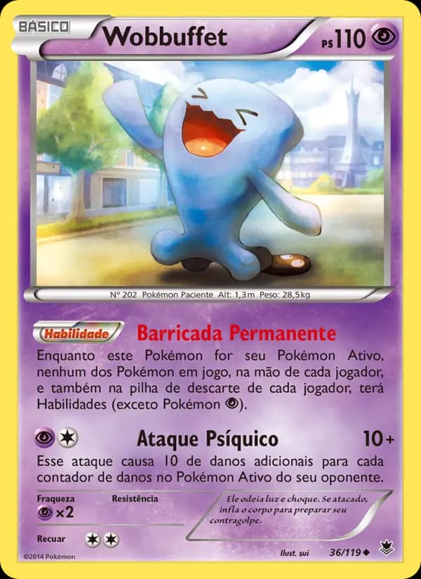 Wobbuffet, carta 36 de Força Fantasma