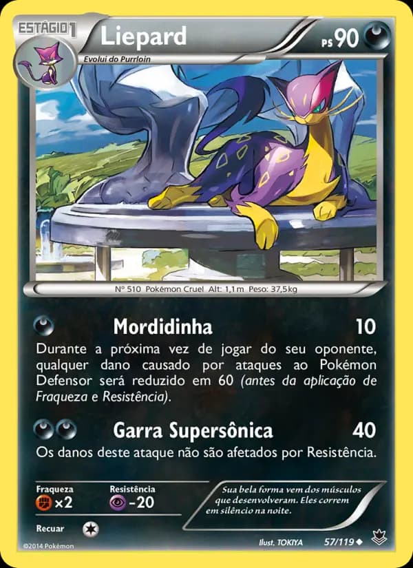 Liepard, carta 57 de Força Fantasma