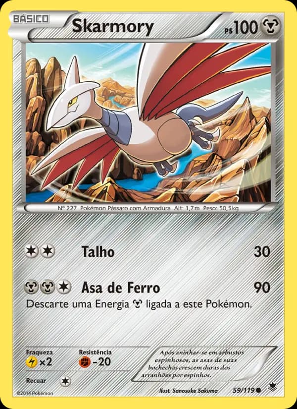 Skarmory, carta 59 de Força Fantasma