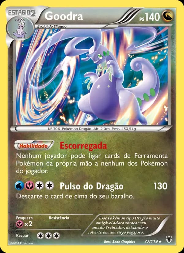 Goodra, carta 77 de Força Fantasma
