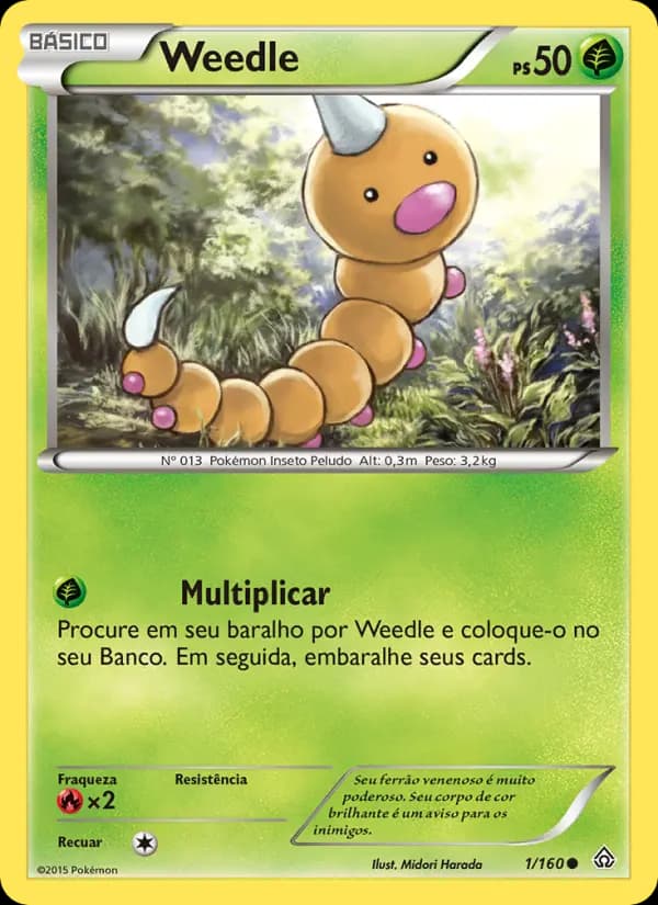 Weedle, carta 1 de Conflito Primitivo
