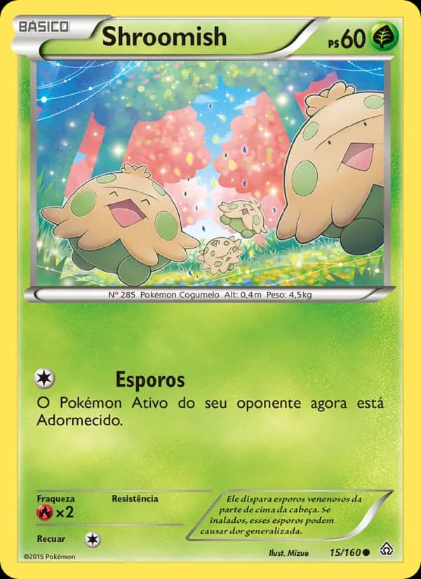 Shroomish, carta 15 de Conflito Primitivo