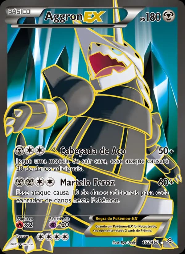 Aggron EX, carta 153 de Conflito Primitivo