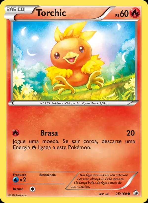 Torchic, carta 25 de Conflito Primitivo