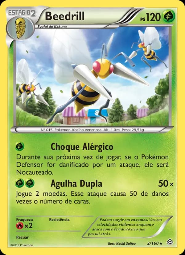 Beedrill, carta 3 de Conflito Primitivo