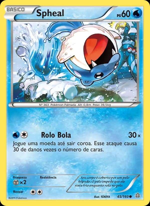 Spheal, carta 45 de Conflito Primitivo