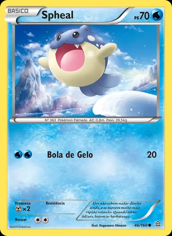 Spheal, carta 46 de Conflito Primitivo