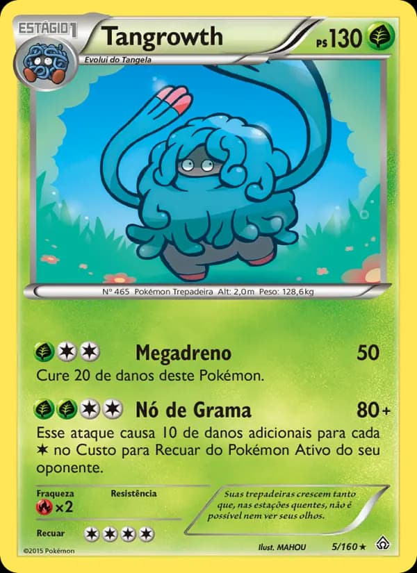 Tangrowth, carta 5 de Conflito Primitivo