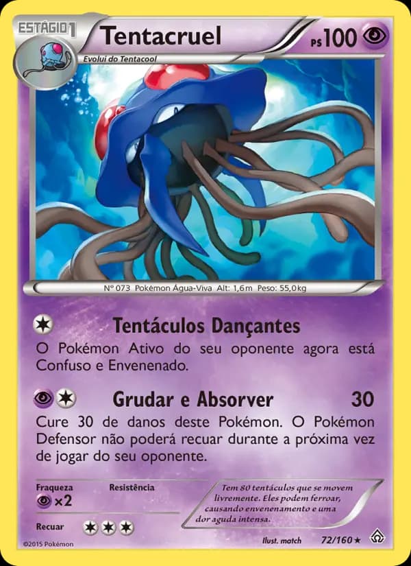 Tentacruel, carta 72 de Conflito Primitivo