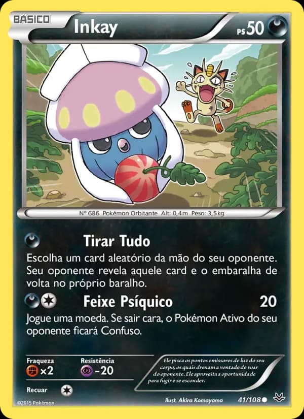 Inkay, carta 41 de Céus Estrondosos