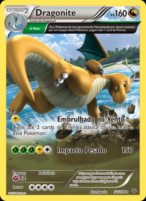 Dragonite, carta 52 de Céus Estrondosos