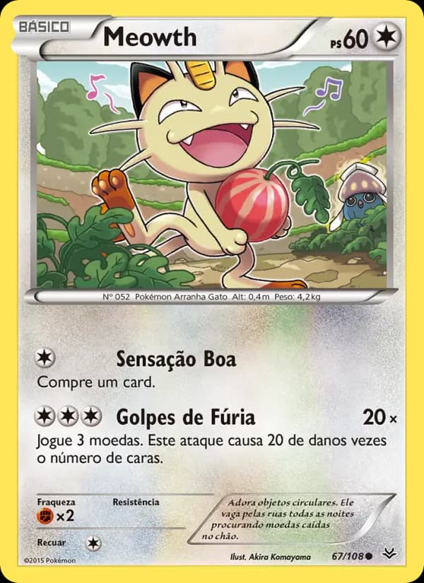 Meowth, carta 67 de Céus Estrondosos