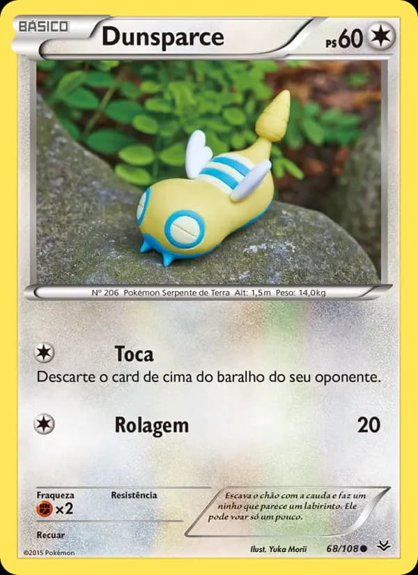 Dunsparce, carta 68 de Céus Estrondosos