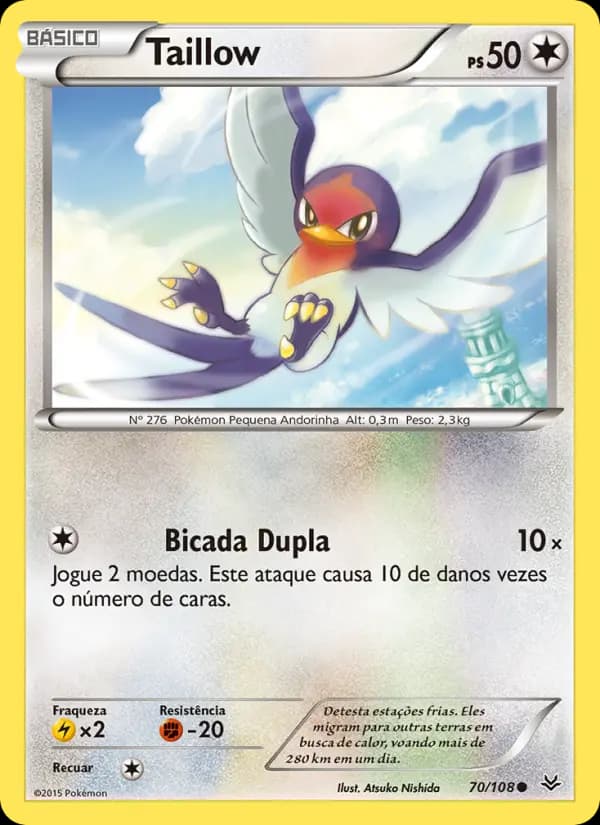Taillow, carta 70 de Céus Estrondosos