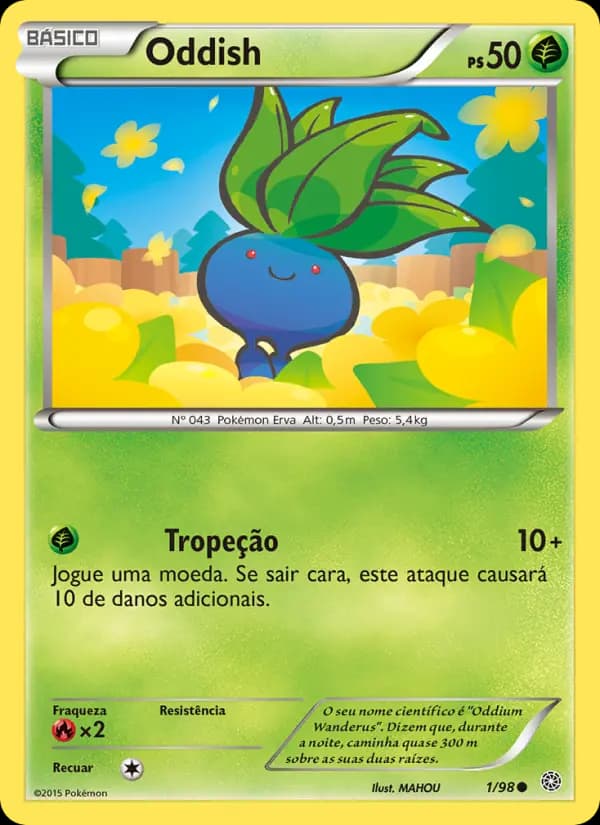 Oddish, carta 1 de Origens Ancestrais