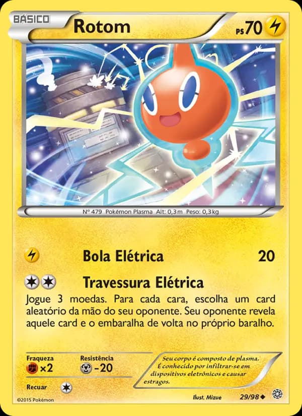 Rotom, carta 29 de Origens Ancestrais