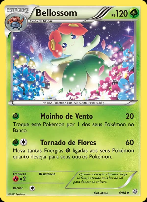 Bellossom, carta 4 de Origens Ancestrais