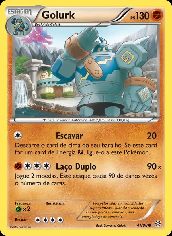 Golurk, carta 41 de Origens Ancestrais