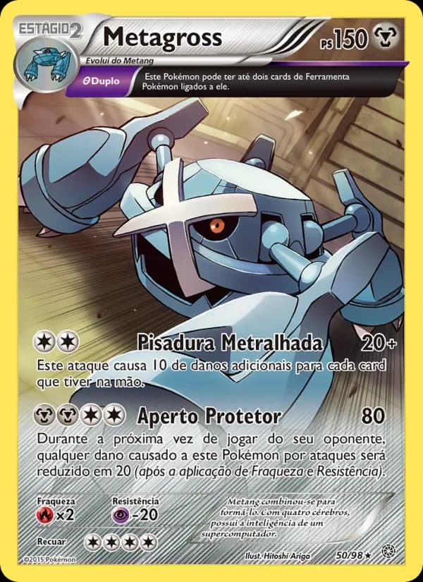Metagross, carta 50 de Origens Ancestrais