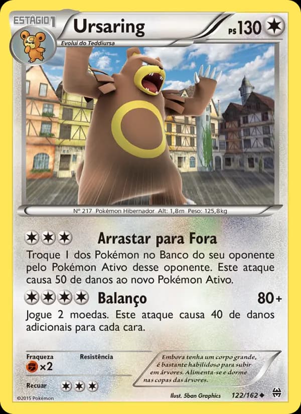 Ursaring, carta 122 de Turbo Revolução