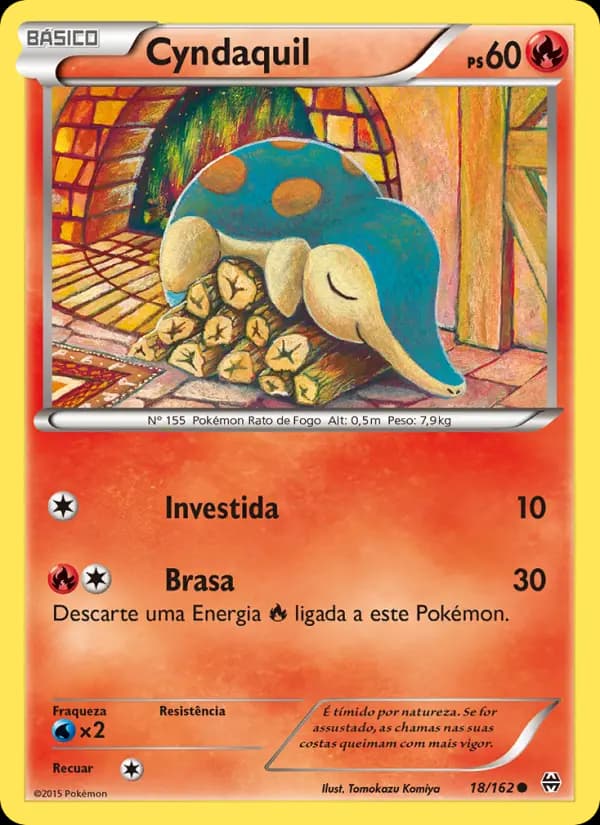 Cyndaquil, carta 18 de Turbo Revolução