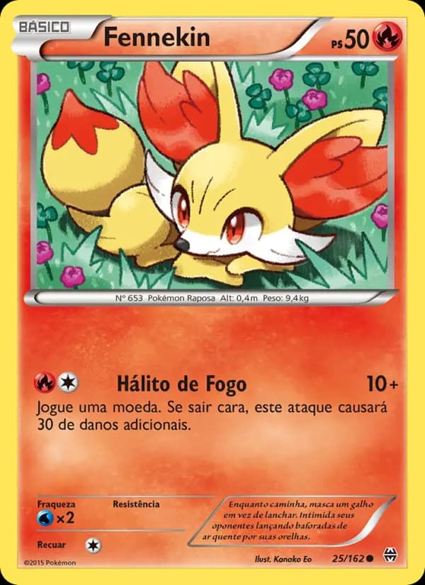 Fennekin, carta 25 de Turbo Revolução