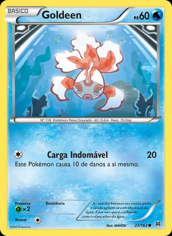 Goldeen, carta 27 de Turbo Revolução