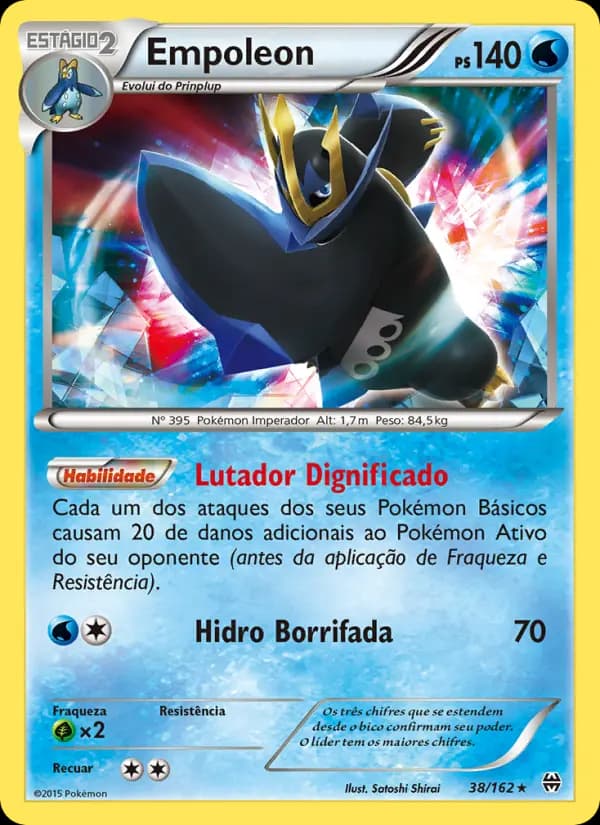 Empoleon, carta 38 de Turbo Revolução