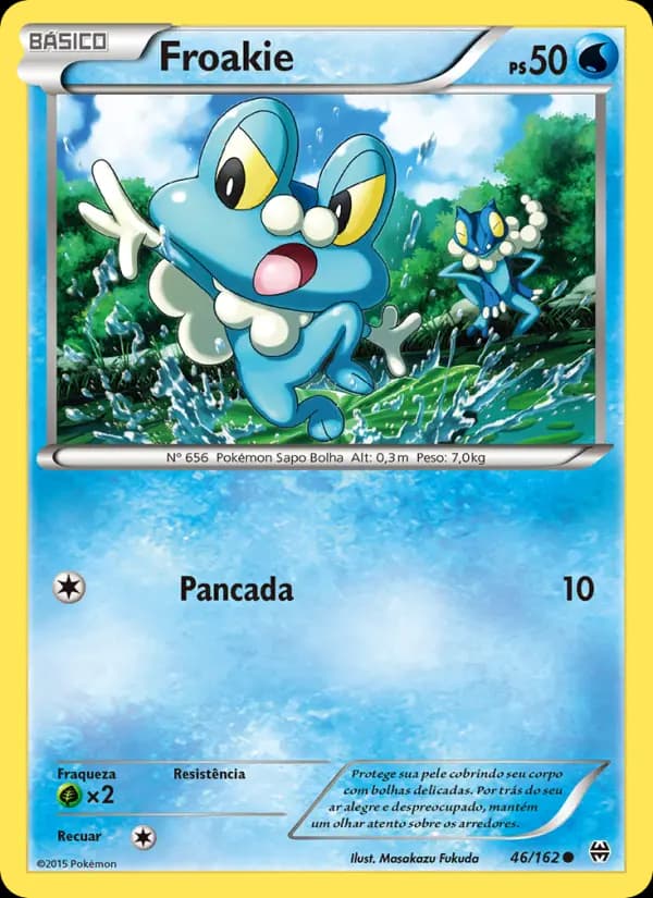Froakie, carta 46 de Turbo Revolução