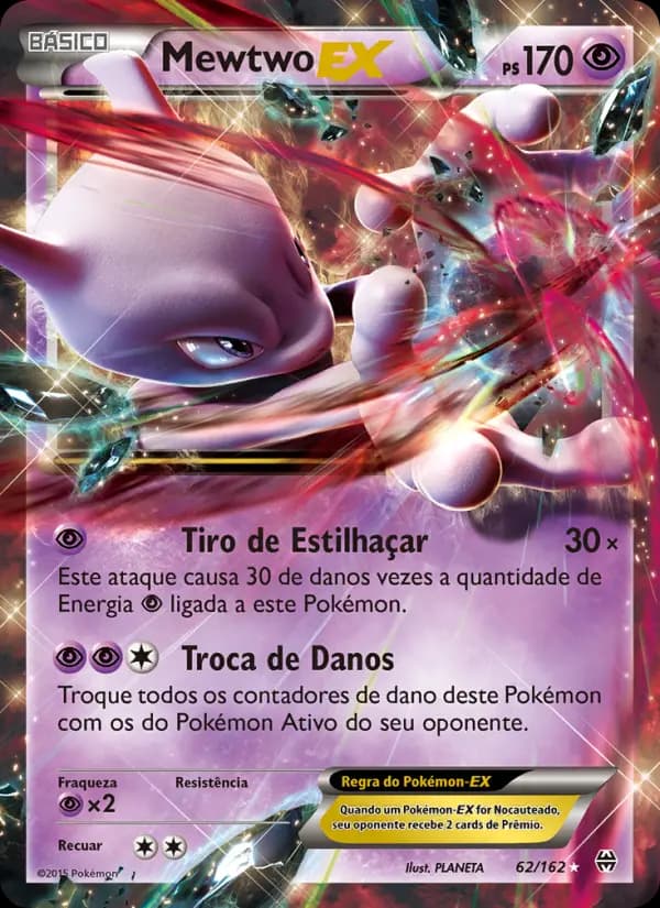 Mewtwo EX, carta 62 de Turbo Revolução