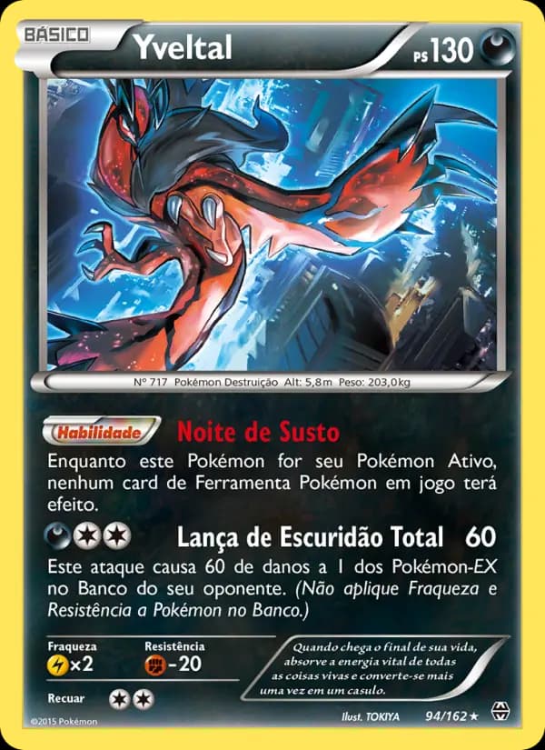 Yveltal, carta 94 de Turbo Revolução