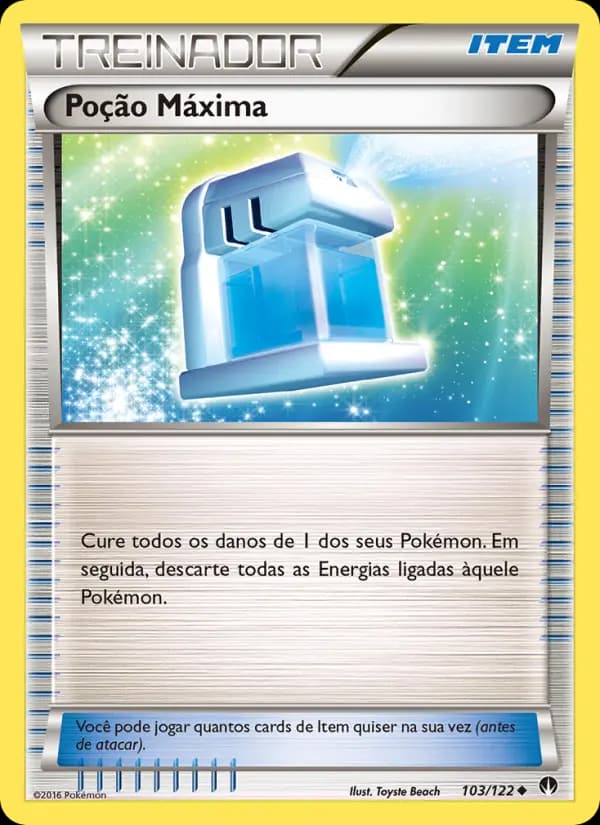Poção Máxima, carta 103 de Turbo Colisão