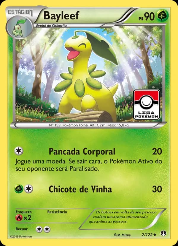 Bayleef, carta 2 de Turbo Colisão