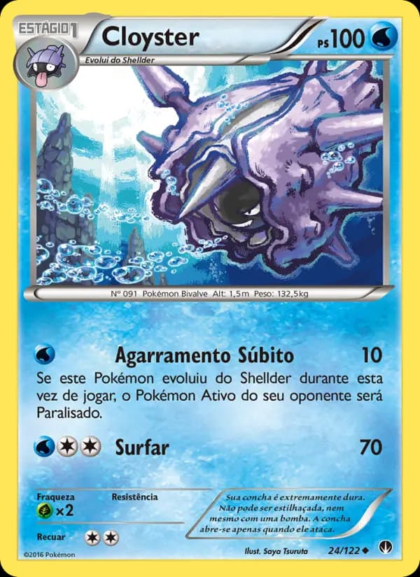 Cloyster, carta 24 de Turbo Colisão
