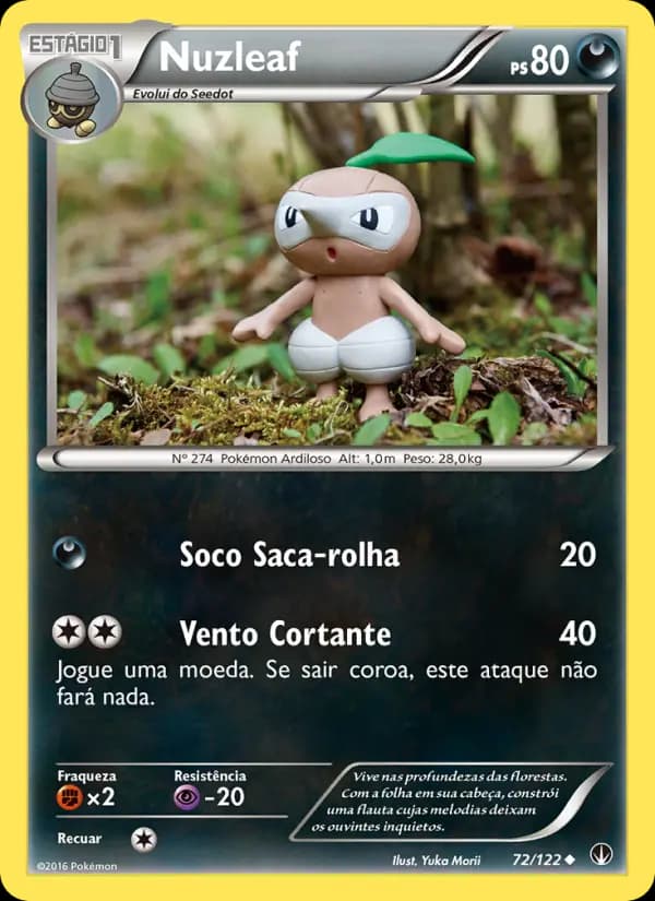 Nuzleaf, carta 72 de Turbo Colisão