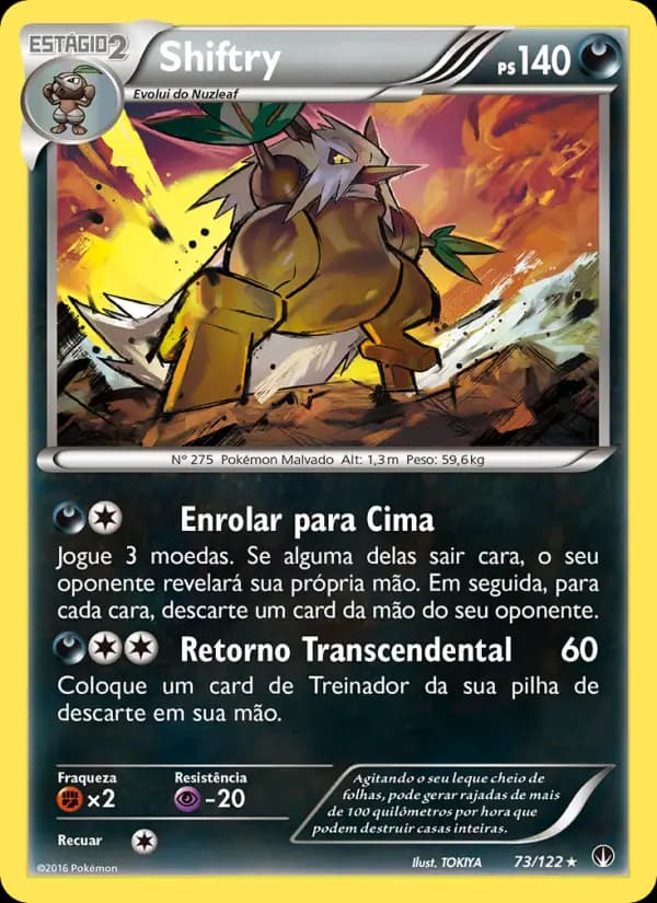 Shiftry, carta 73 de Turbo Colisão